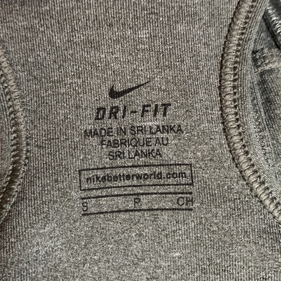 Nike Dri-Fit Grey Logo Sports Bra - Picture 5 of 5
